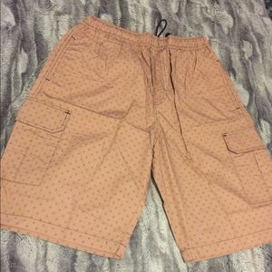 Brown cargo shorts